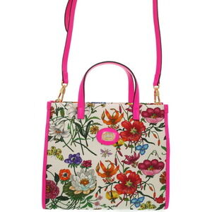 GUCCI Floral Flower Handbag Bag